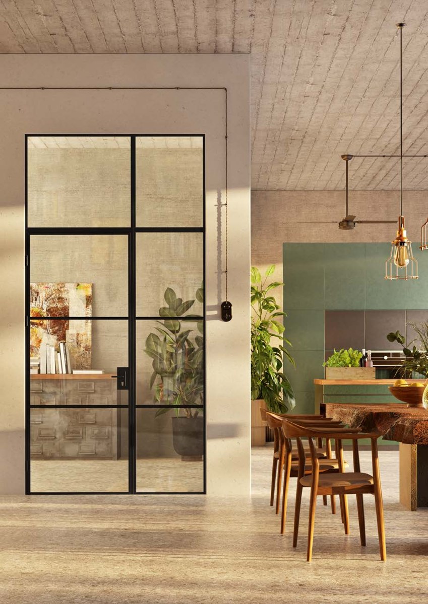 Erkado Graf üveg és Loft acél beltéri ajtók – Eco Horizont