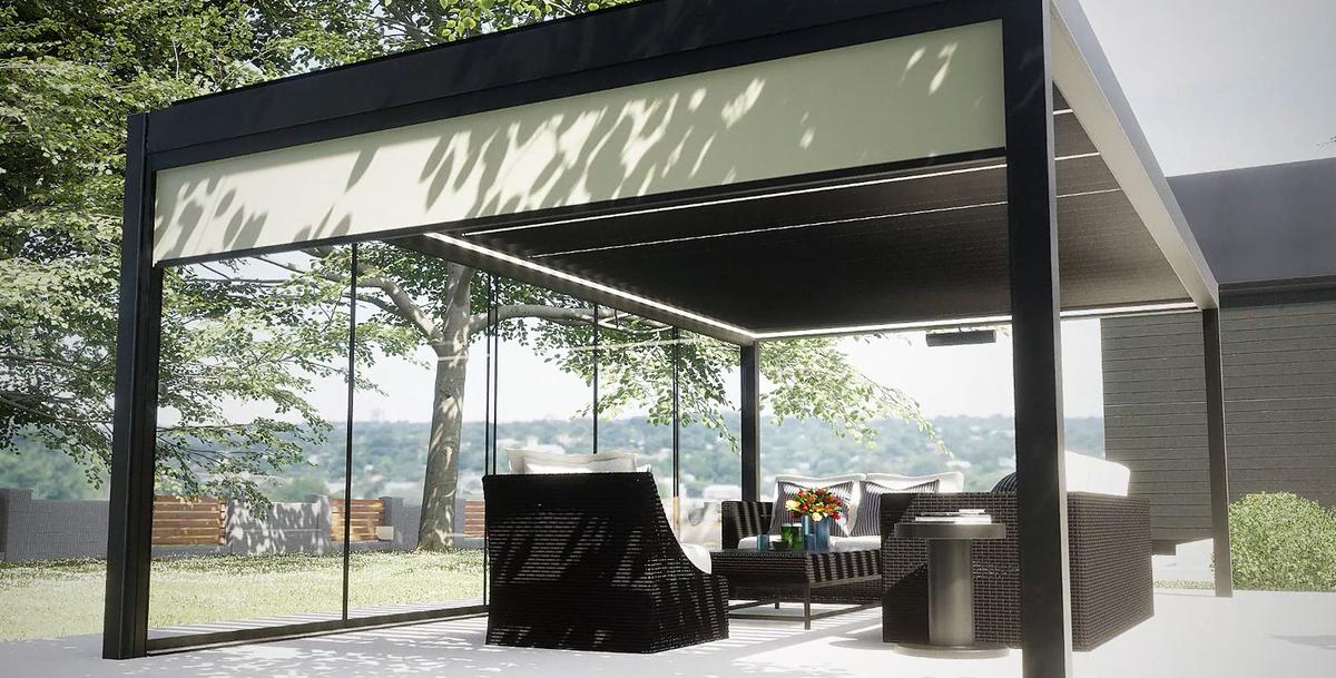 Eko-Okna Nuun Eco bioklimatikus pergola