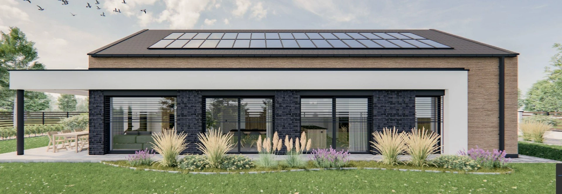 Telki, Családi ház · 203 m² – látványterv