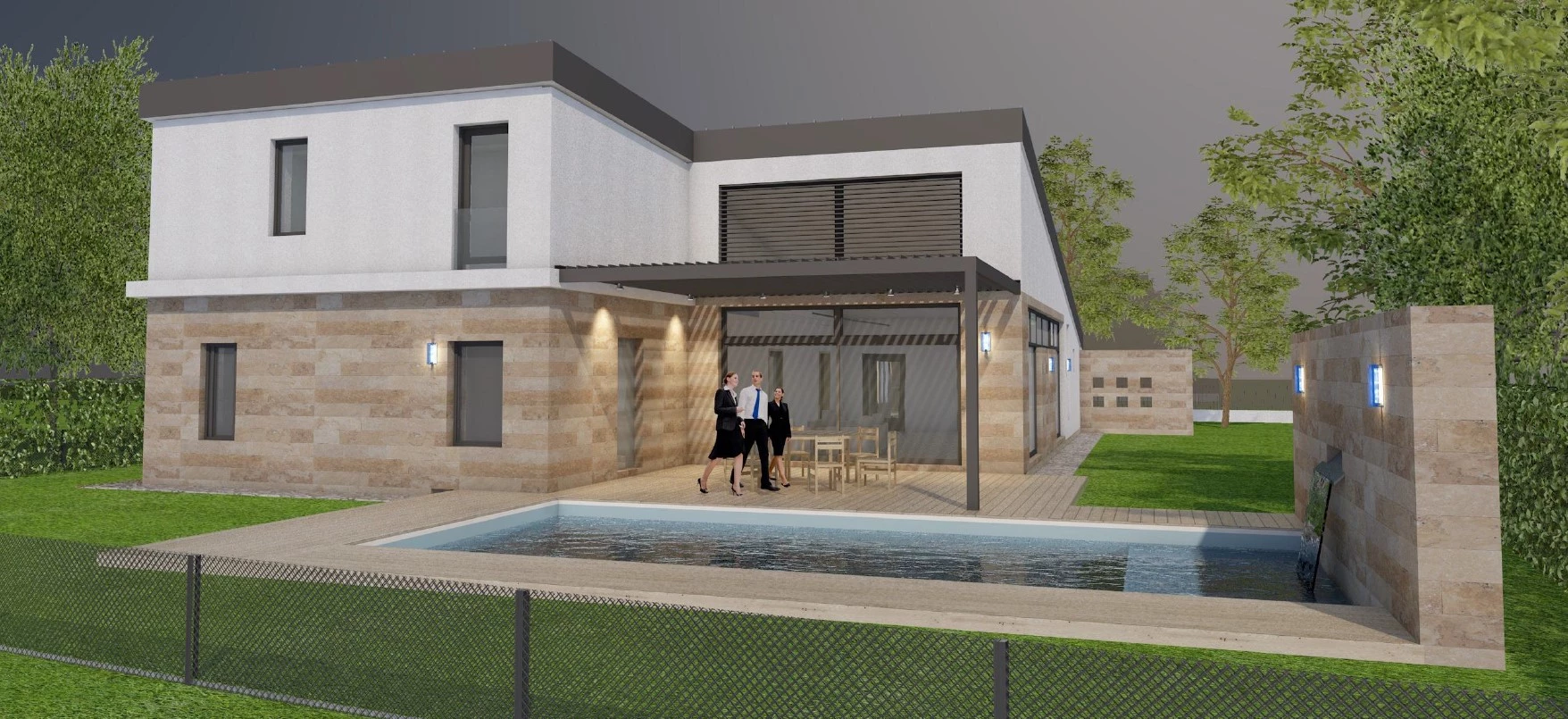 Biatorbágy, Családi ház · 270 m² – látványterv